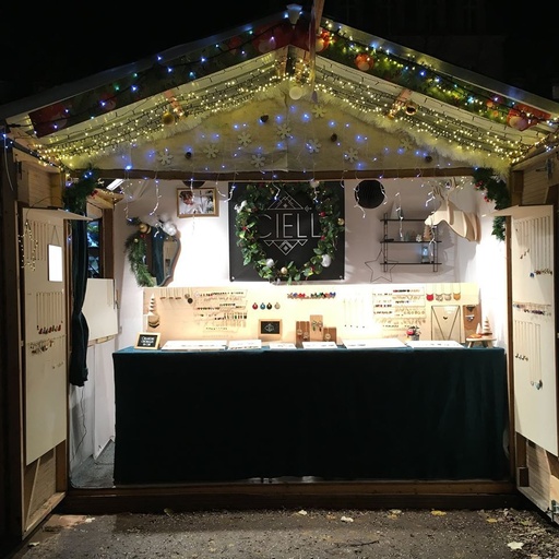 MDN - Chalet ARTISAN au mois (3m x 1,25m) avec portes toute hauteur dégondables